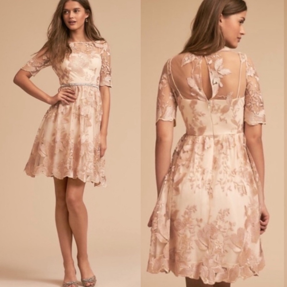 Anthro BHLDN x Adrianna Papell Nadine Dress - 4